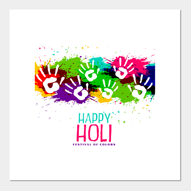 Color Splashes For Holi Festival